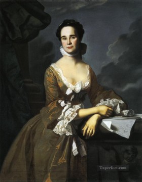  nue pintura - Sra. Daniel Hubbard Mary Greene retrato colonial de Nueva Inglaterra John Singleton Copley